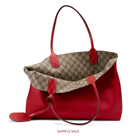 gucci gg reversible tote review|Gucci reversible canvas tote.